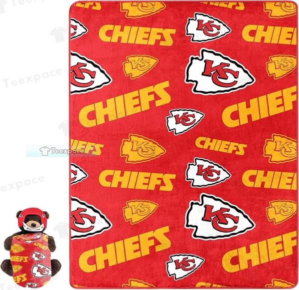 Kansas City Chiefs Sherpa Blanket KC Chiefs Gift