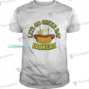 Let’s Go Green Bay Packers Marine Hotdog Shirt