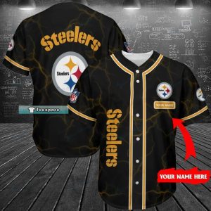 Personalized Steelers Thunder Baseball Jersey