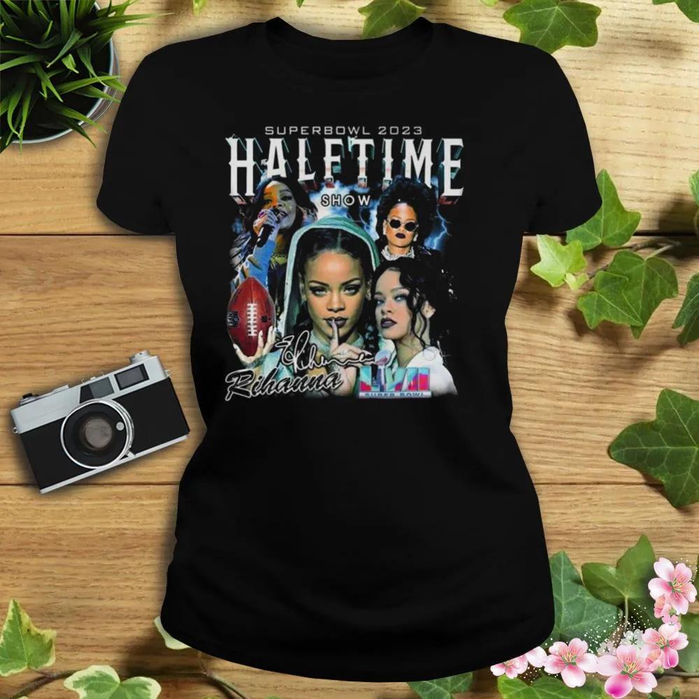 Rihanna Super Bowl LVII Halftime Show 2023 Signature Shirt - Teexpace