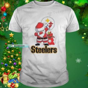 Steelers NFL Santa Claus Dabbing Christmas Shirt