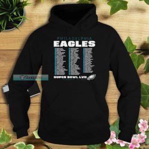 Super Bowl LVII Varsity Roster 2023 Philadelphia Eagles Shirt