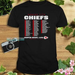 Super Bowl LVII Varsity Roster Kansas City Chiefs Shirt