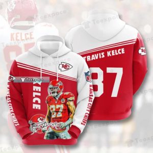 Travis Kelce Kansas City Chiefs Super Bowl LVII Champs Hoodie