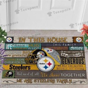 We Are Steelers Family Doormat