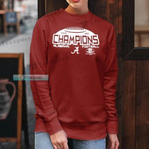 Alabama Crimson Tide 2015 Football Champions Longsleeve Shirt 1