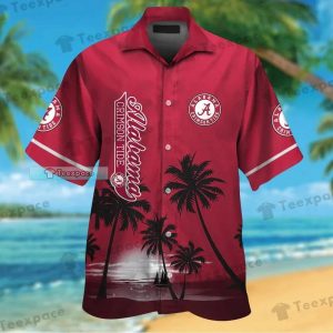 Alabama Crimson Tide Beach Summer Hawaiian Shirt
