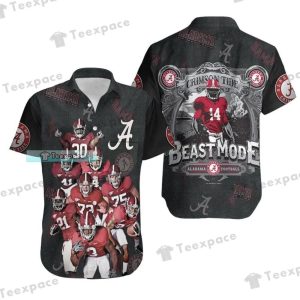 Alabama Crimson Tide Beast Mode Legends Hawaiian Shirt