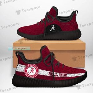 Alabama Crimson Tide Curved Letter Texture Reze Shoes