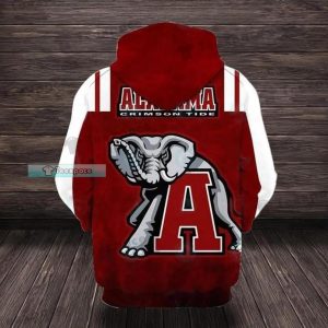 Alabama Crimson Tide Elephant Letter Pattern Hoodie