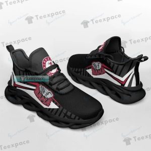 Alabama Crimson Tide Lightning Texture Max Soul Shoes