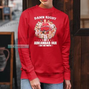 Arkansas Razorbacks Fan Now And Forever Sweatshirt