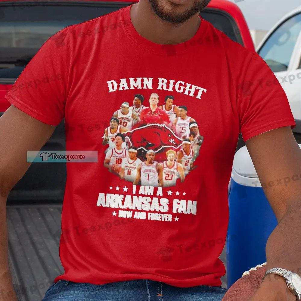 Arkansas Razorbacks Fan Now And Forever Unisex T Shirt