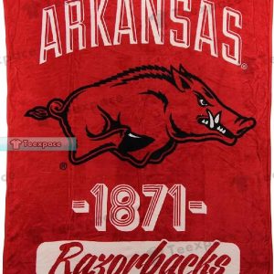 Arkansas Razorbacks Gifts Big Logo Throw Blanket
