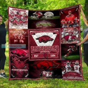 Arkansas Razorbacks Gifts Great Players Fuzzy Blanket