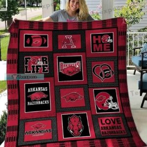 Arkansas Razorbacks Gifts Home Fleece Blanket