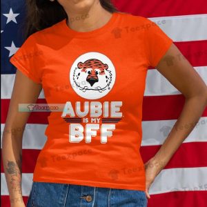 Auburn Tigers Aubie Is My BFF T Shirt Womens