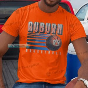 Auburn Tigers Basketball Stripes Texture Shirt