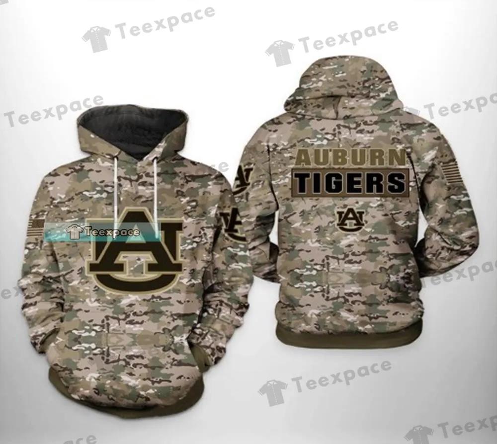 Auburn Tigers Camoflage Army Hoodie