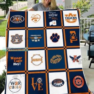 Auburn Tigers That Just How We Roll Sherpa Blanket