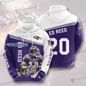 Baltimore Ravens Ed Reed Signature Hoodie