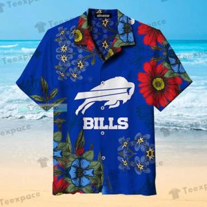 Buffalo Bills Aloha Floral Hawaiian Shirt