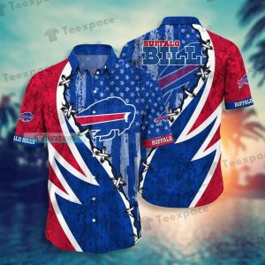 Buffalo Bills America Waves Hawaiian Shirt