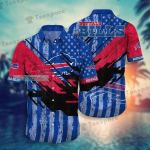 Buffalo Bills Basic Pattern Graphic Hawaiian Shirt