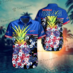 Buffalo Bills Fancy Floral Pineapple Hawaiian Shirt