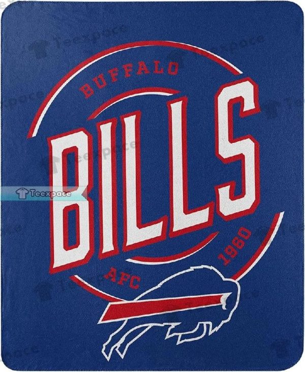 Buffalo Bills Football AFC 1960 Throw Fleece Blanket