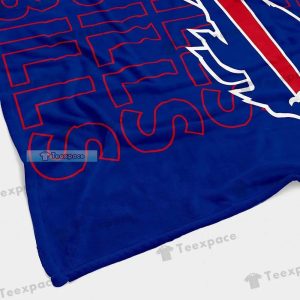 Buffalo Bills Holographic Pattern Throw Blanket 2