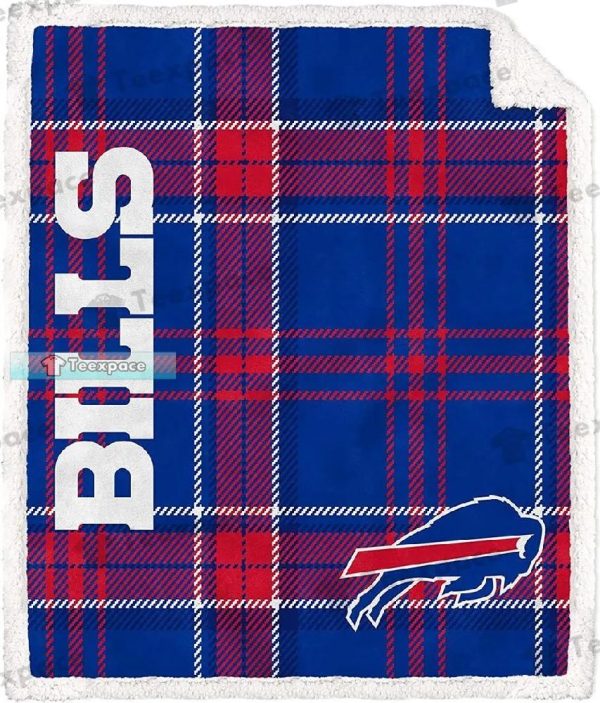 Buffalo Bills Irish Cross Blue Fleece Blanket