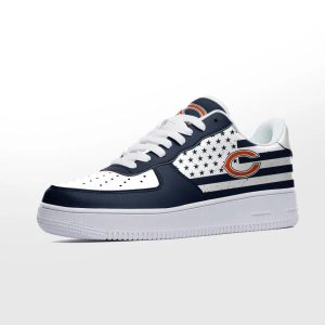 Chicago Bears American Flag Air Force Shoes