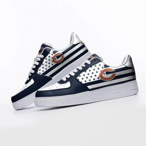 Chicago Bears American Flag Air Force Shoes 3