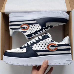 Chicago Bears American Flag Air Force Shoes