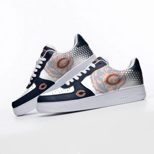 Chicago Bears Blur Logo Angle Pattern Air Force Shoes
