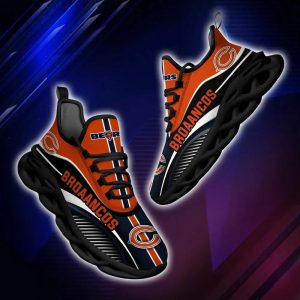 Chicago Bears Broaancos Strips Pattern Max Soul Shoes