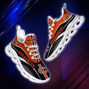 Chicago Bears Broaancos Strips Pattern Max Soul Shoes