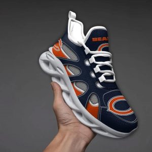Chicago Bears Logo Ahead Net Texure Max Soul Shoes 2