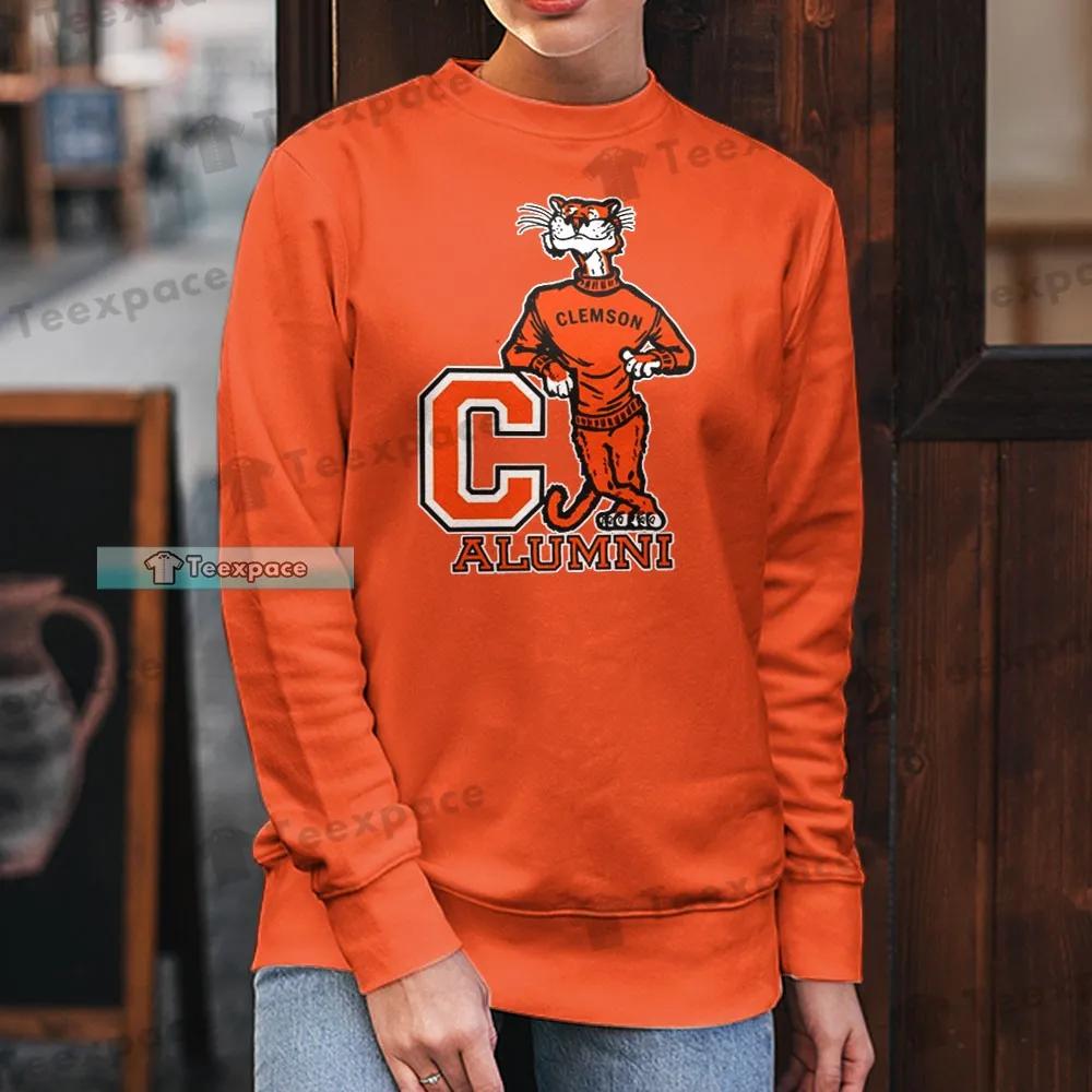Clemson Tigers Alumni Cartoon Long Sleeve Shirt