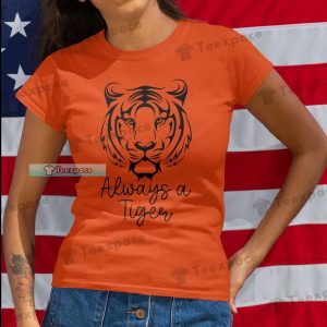Clemson Tigers Always Tigers Art T Shirt Womens