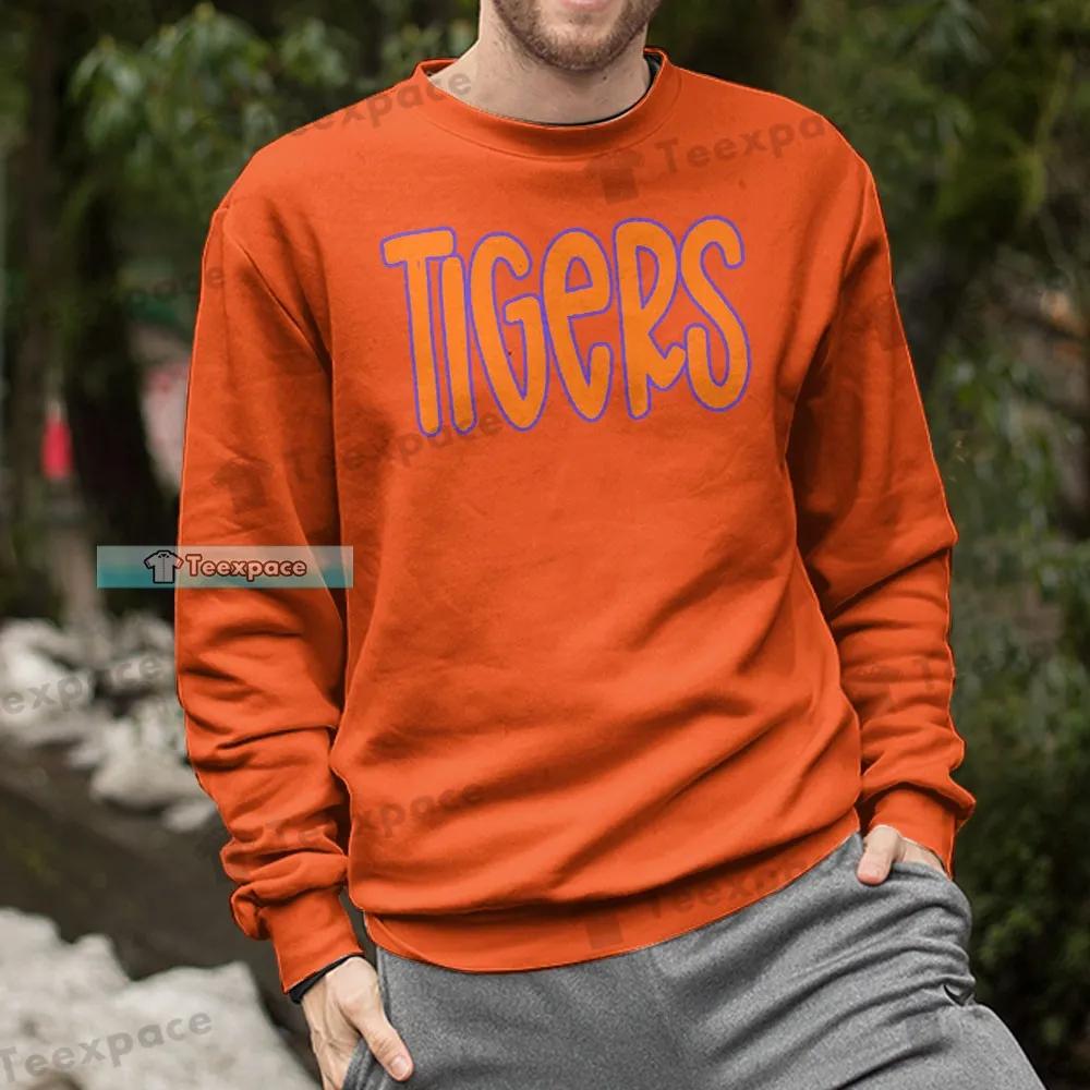 Clemson Tigers Challigraphic Plain Sweatshirt
