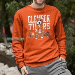 Clemson Tigers Doggo Cartoon Sweatshirt