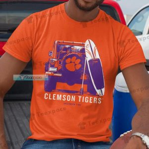 Clemson Tigers Summer Jeep Shirt