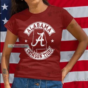 Crimson Tide Alabama Retro Map 2D Shirt