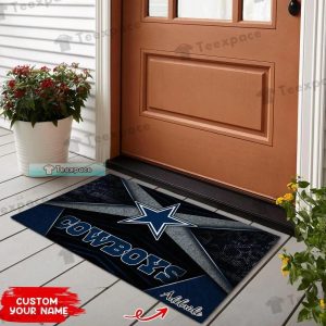 Custom Dallas Cowboys Crossing Star Doormat