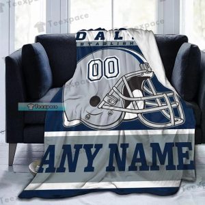 Custom Dallas Cowboys Cybepunk Football Throw Blanket