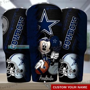 Custom Dallas Cowboys Football Mickey Tumbler