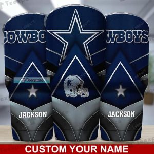 Custom Dallas Cowboys Helmet Football Tumbler