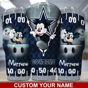 Custom Dallas Cowboys Mathematics Mickey Disney Tumbler
